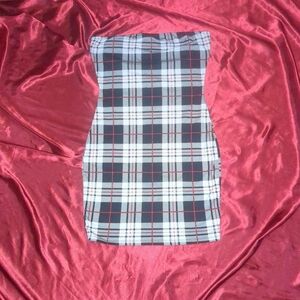 Bear Dance Plaid Dress